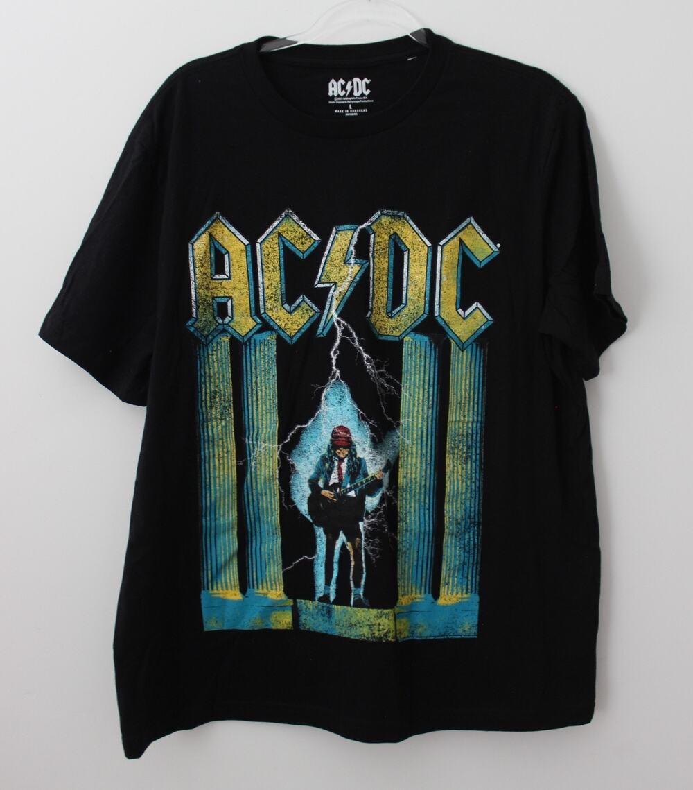 Old Navy Mens AC/DC T-Shirt Black Jack Size L NWT